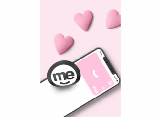 Image of a pink bank card
