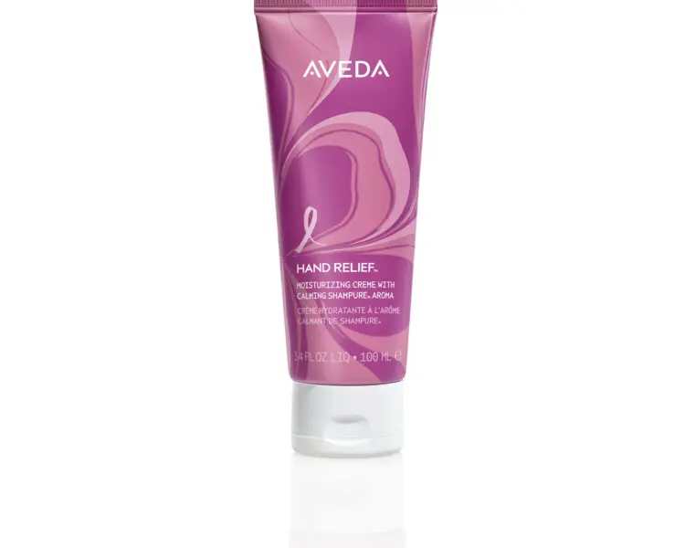 image of a pink hand cream product
