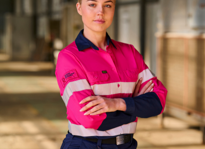 Image of bisley pink shirt