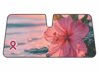 Image of Sperling car pink floral shade