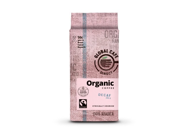 Global Café Direct Decaf 250g Ground Coffee