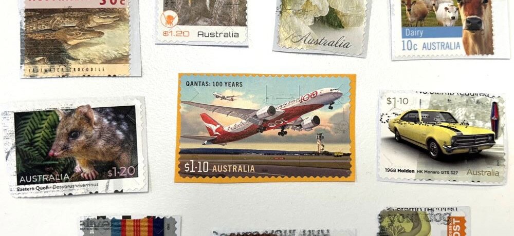 Photo of postage stamps