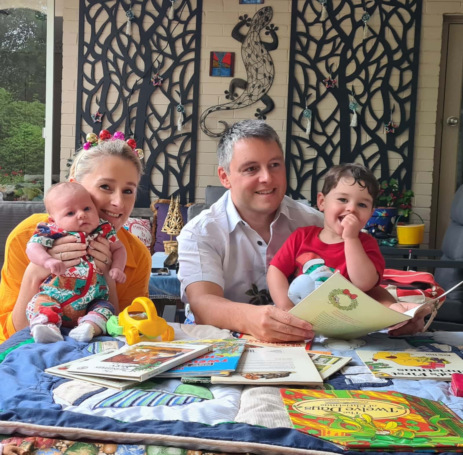 Photo of Katharine and her family