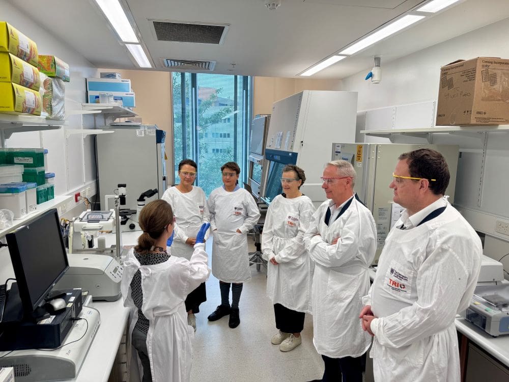 Photo of lab tour