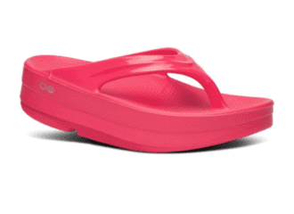 Picture of neon berry platform thong