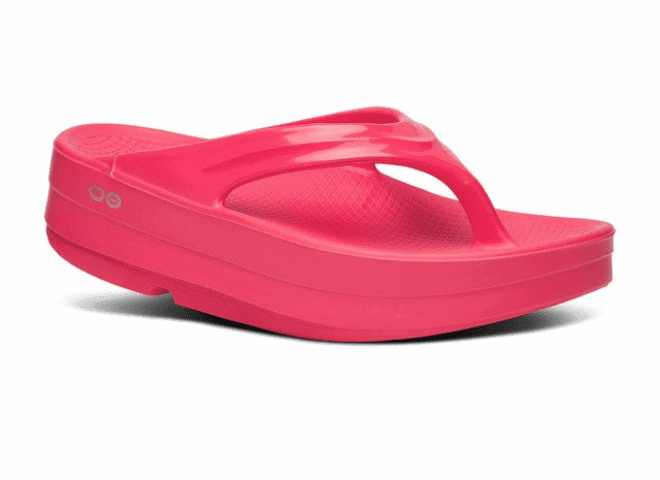 Picture of neon berry platform thong