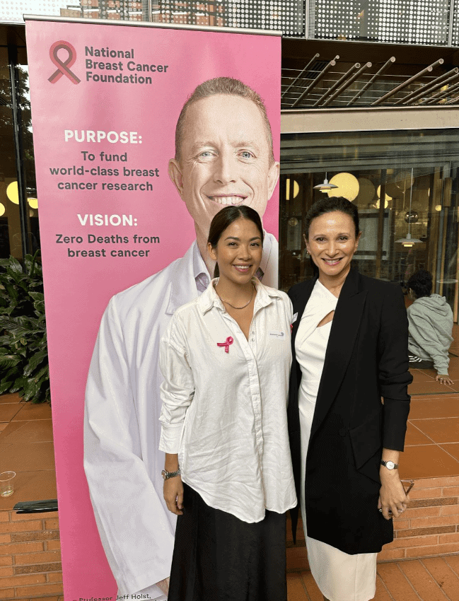 Stephanie Leathers, ghd’s Managing Director and Dr Cleola Anderiesz, NBCF CEO