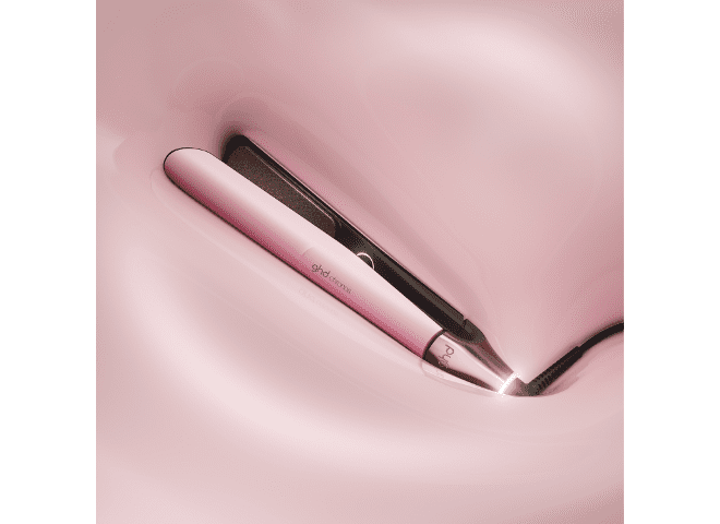 picture of a pink straightener