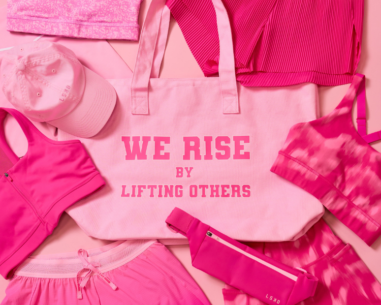 Image of active wear breast cancer collection