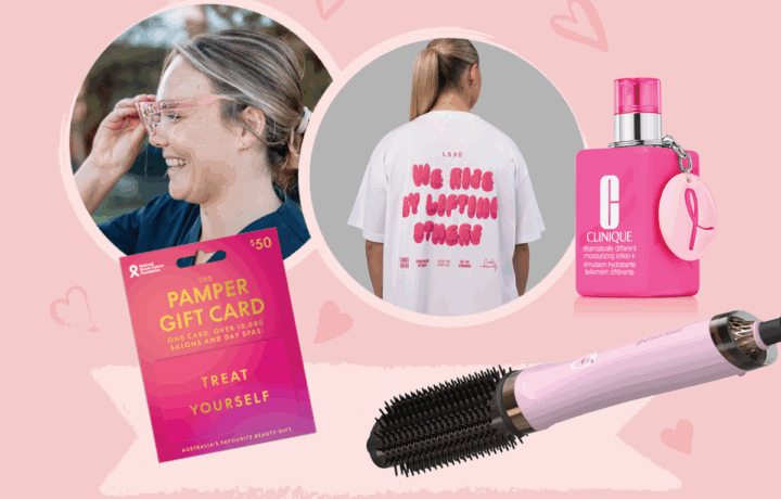 Image of NBCF pink products