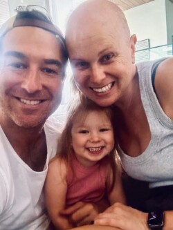 Photo of Cherie and her family