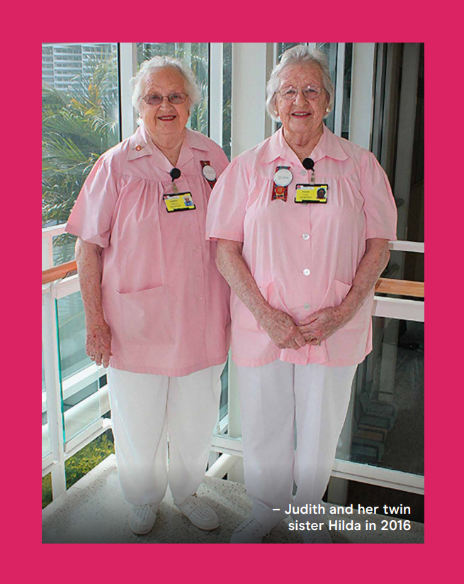 Image of two ladies, Judith and Hilda