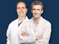 Image of two NBCF-funded Researchers