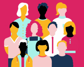 Illustration of a group of people