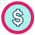 A dollar sign icon