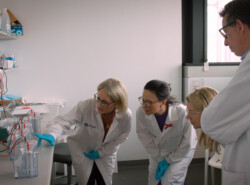 Researchers at Garvan Institute with Dr Cleola Anderiesz