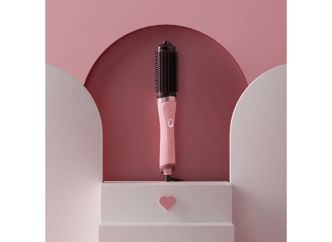 ghd Duet Blowdry Hair Dryer Brush in Dusted Pink