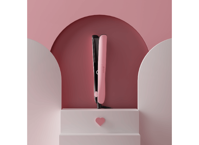ghd Gold Hair Straightener in Dusted Pink