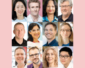 Collage of NBCF funded researcher