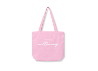 Image of a pink tote bag