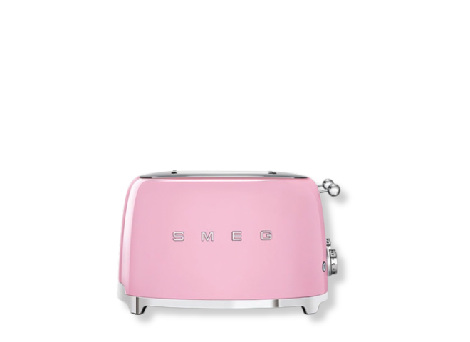 Image of a pink toaster