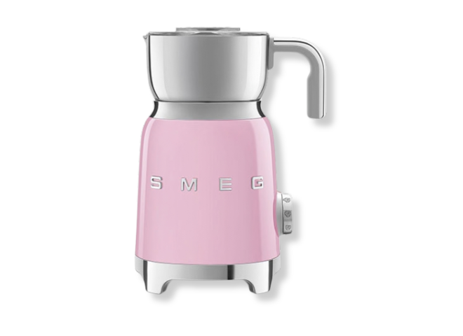 Pink milk frother
