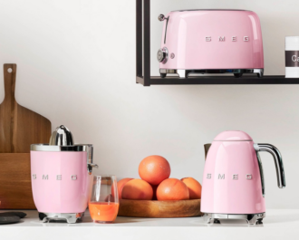 Image of pink appliances