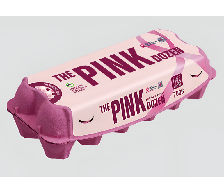 Image of a pink egg cartoon