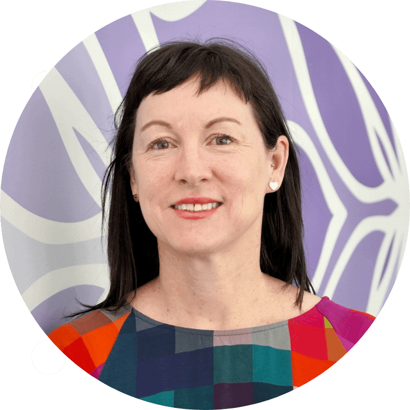 Close up image of a woman