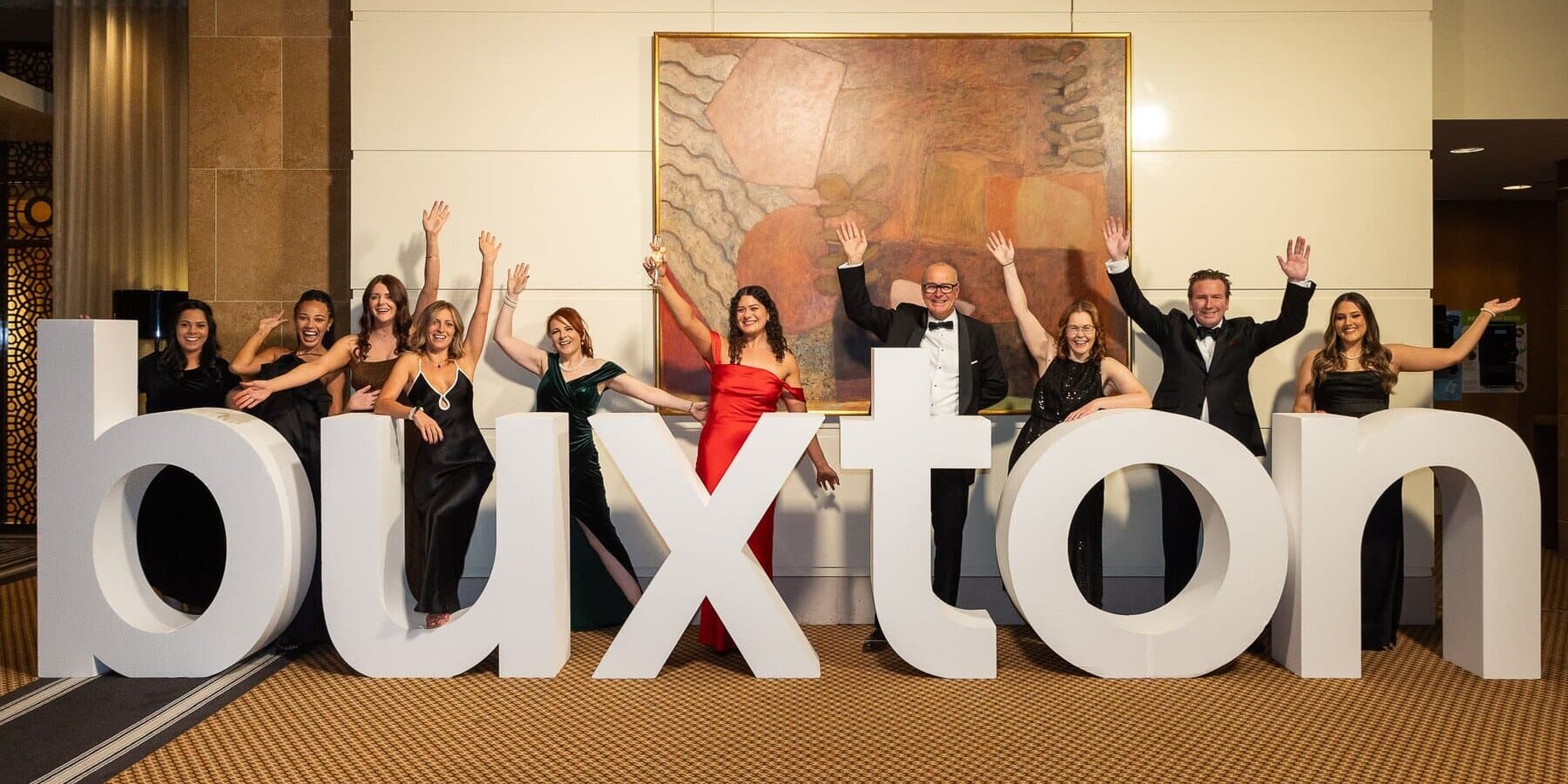 Group shot at the Buxton gala 2025